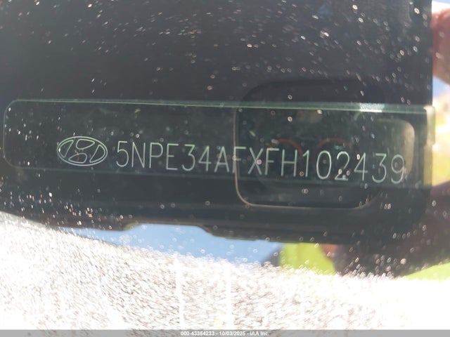 5NPE34AFXFH102439 Hyundai dohc gdi theta-ii