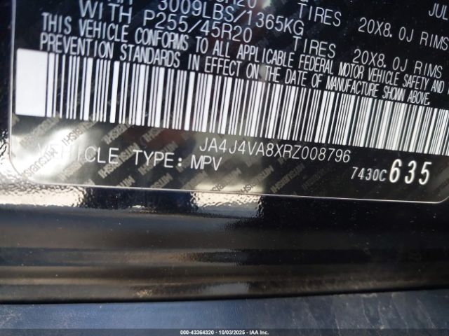 2024 MITSUBISHI OUTLANDER JA4J4VA8XRZ008796 Photo 8