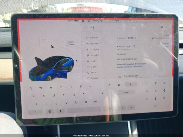 2018 TESLA MODEL 3 5YJ3E1EA2JF164231 Photo 6