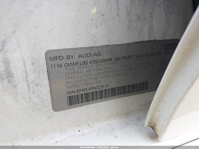 2015 AUDI A4 WAUEFAFL4FN022510 Photo 8