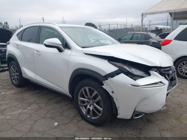 2016 LEXUS NX 300H JTJBJRBZ5G2030595