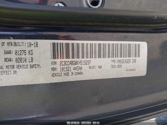 2C3CCABG8KH515237 Chrysler 300 300s