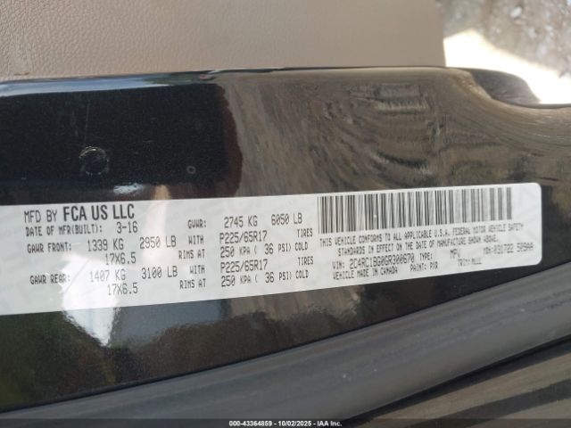 2016 CHRYSLER TOWN & COUNTRY 2C4RC1BG0GR300670 Photo 8