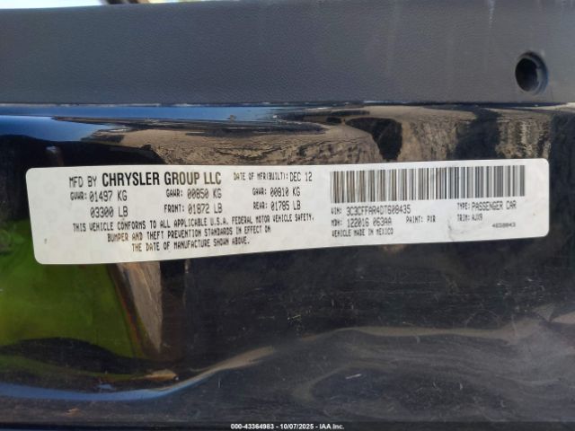 2013 FIAT 500 3C3CFFAR4DT608435 Photo 8