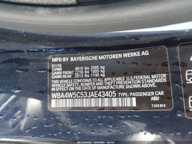 2018 BMW 430I WBA4W5C53JAE43405 Photo 8