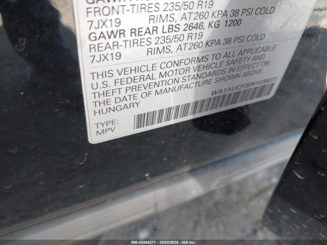 2022 AUDI Q3 WA1AUCF38N1036073 Photo 8