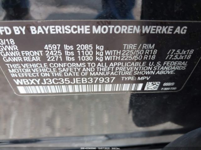 2018 BMW X2 WBXYJ3C35JEB37937 Photo 8