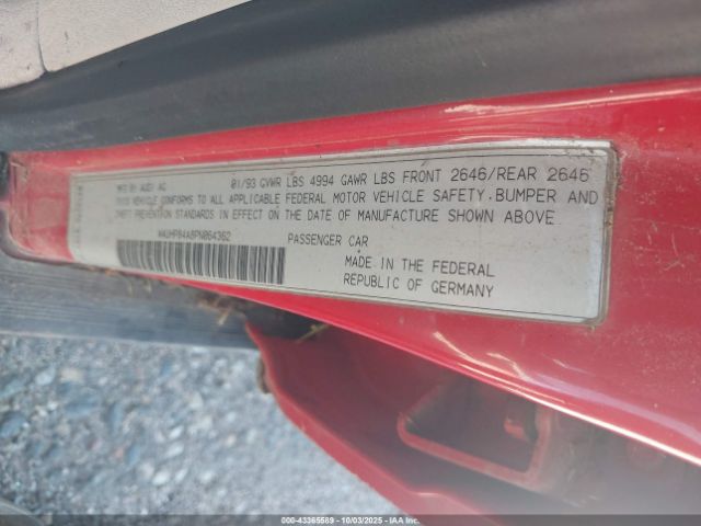 1993 AUDI S4 WAUHP84A8PN064362 Photo 8