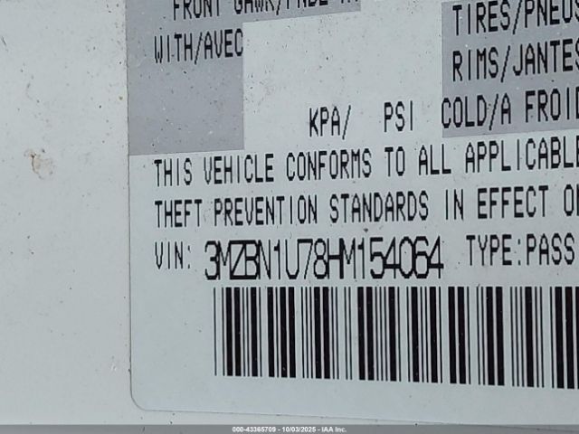 2017 MAZDA MAZDA3 3MZBN1U78HM154064 Photo 8