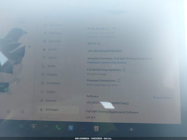 2023 TESLA MODEL Y 7SAYGDEE0PF609629 Photo 6