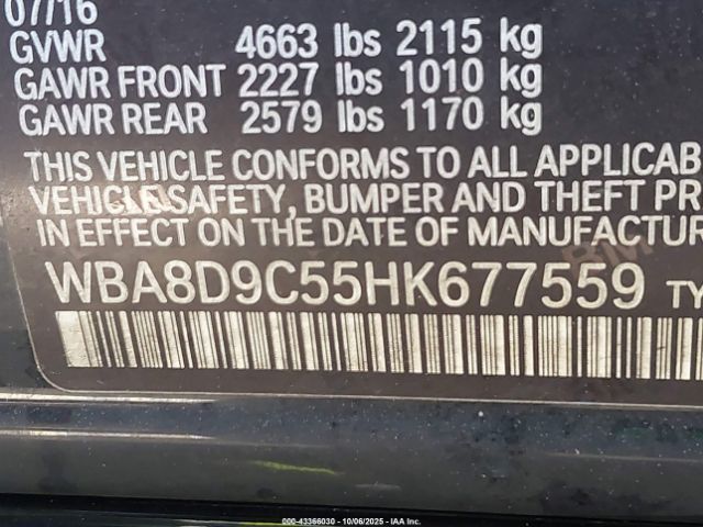 2017 BMW 330I WBA8D9C55HK677559 Photo 8