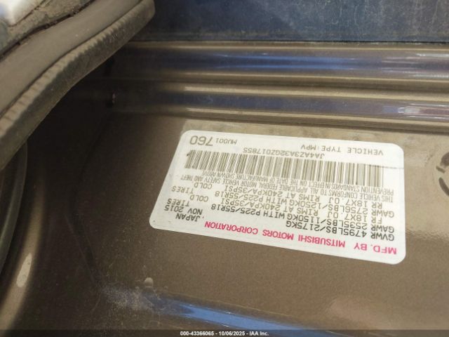 2016 MITSUBISHI OUTLANDER JA4AZ3A32GZ017855 Photo 8