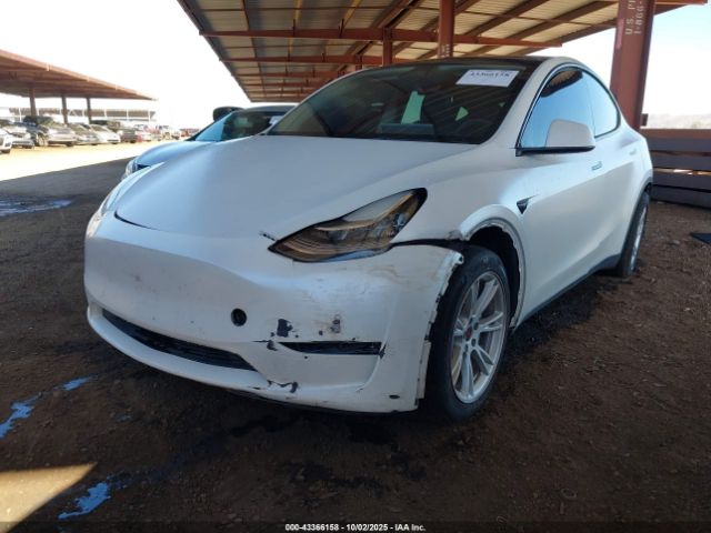 2022 TESLA MODEL Y 7SAYGDEE8NA012383 Photo 1
