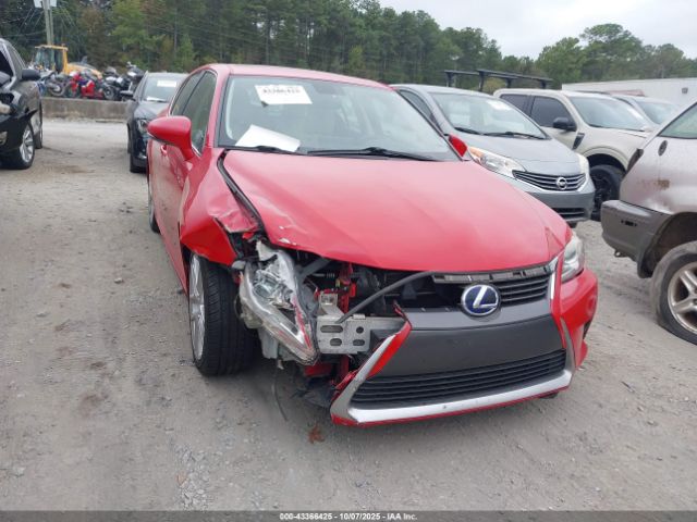 2014 LEXUS CT 200H JTHKD5BH5E2201576