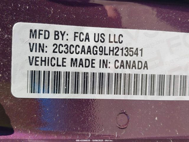2020 CHRYSLER 300 2C3CCAAG9LH213541 Photo 8