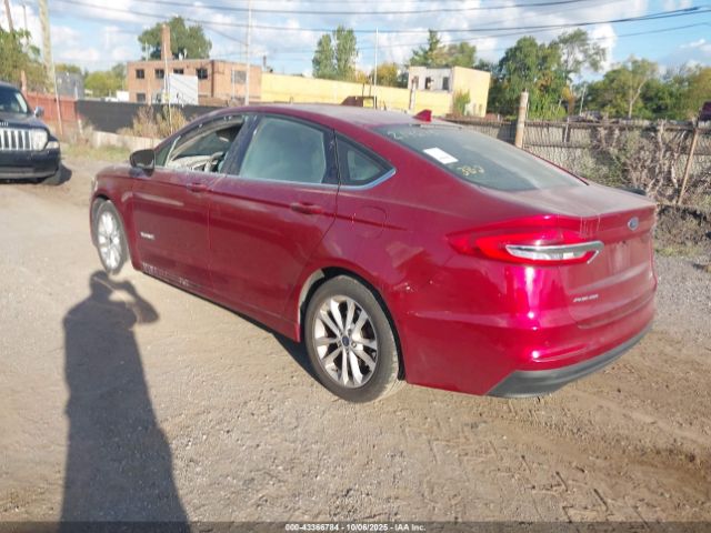 2019 FORD FUSION HYBRID 3FA6P0LU9KR214675 Photo 2