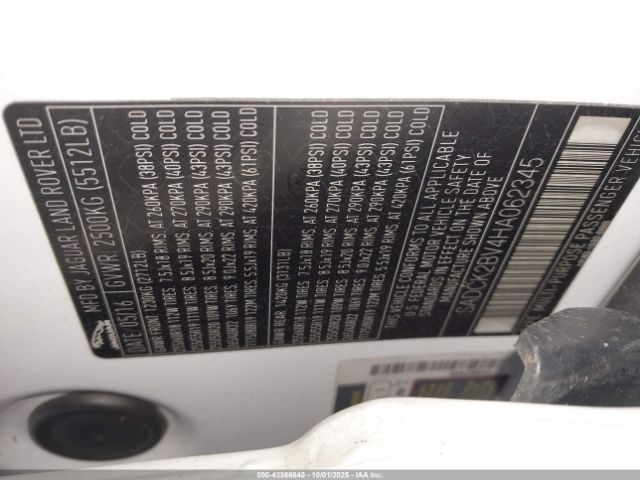 2017 JAGUAR F-PACE SADCK2BV4HA062345 Photo 8