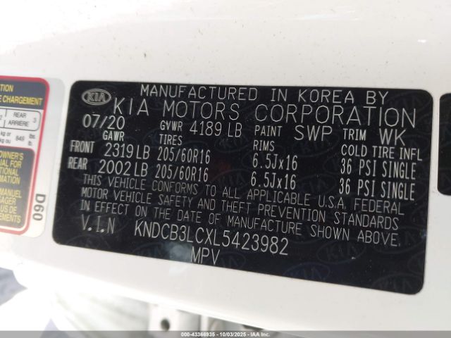 2020 KIA NIRO KNDCB3LCXL5423982 Photo 8