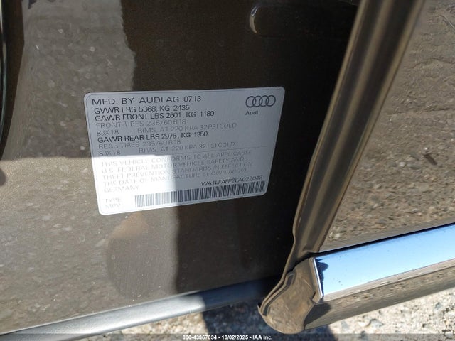 2014 AUDI Q5 WA1LFAFP2EA022048 Photo 8