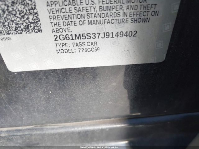 2018 CADILLAC XTS 2G61M5S37J9149402 Photo 8