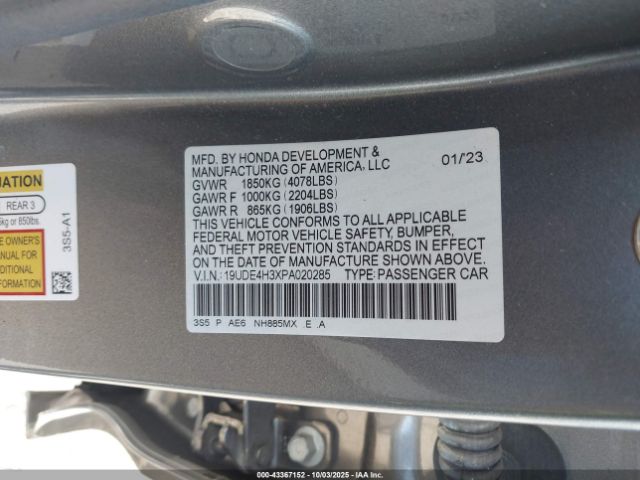 2023 ACURA INTEGRA 19UDE4H3XPA020285 Photo 8