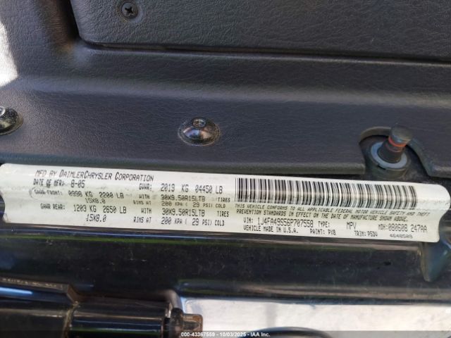 2006 JEEP WRANGLER 1J4FA49S56P707558 Photo 8