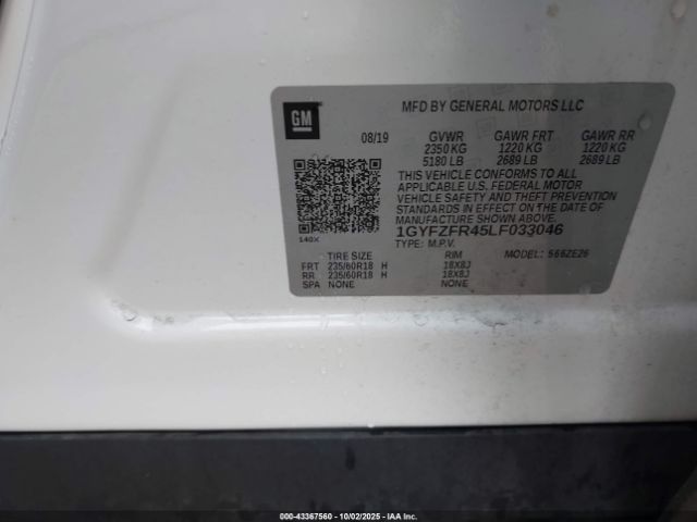 2020 CADILLAC XT4 1GYFZFR45LF033046 Photo 8