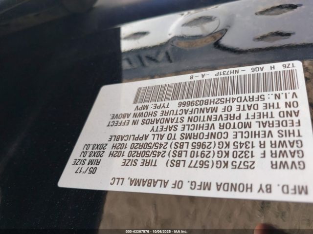 2017 ACURA MDX 5FRYD4H52HB039666 Photo 8