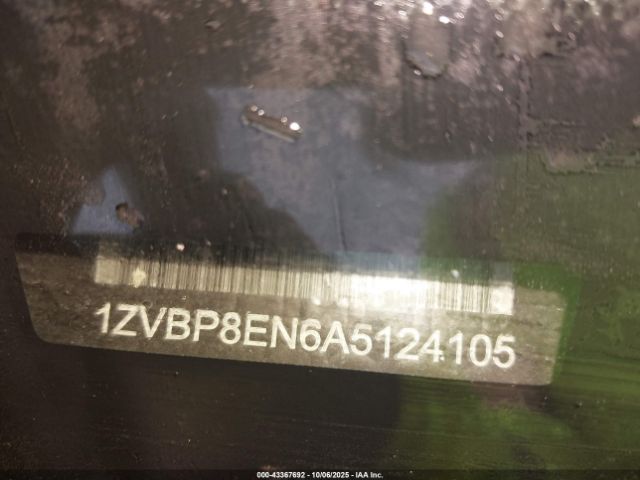 2010 FORD MUSTANG 1ZVBP8EN6A5124105 Photo 8