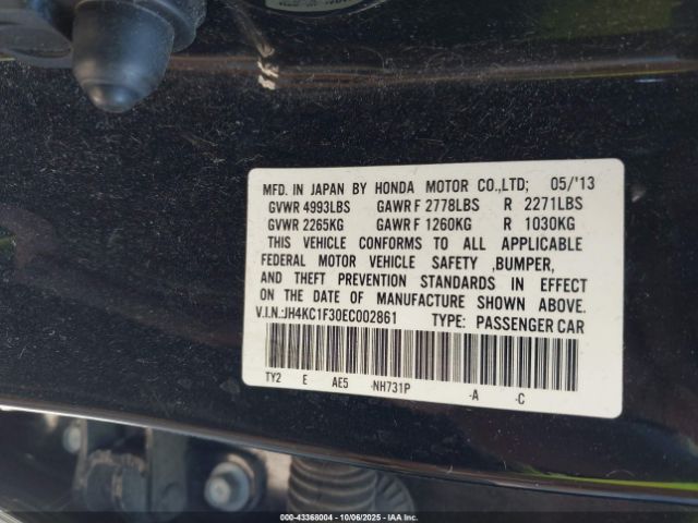 2014 ACURA RLX JH4KC1F30EC002861 Photo 8