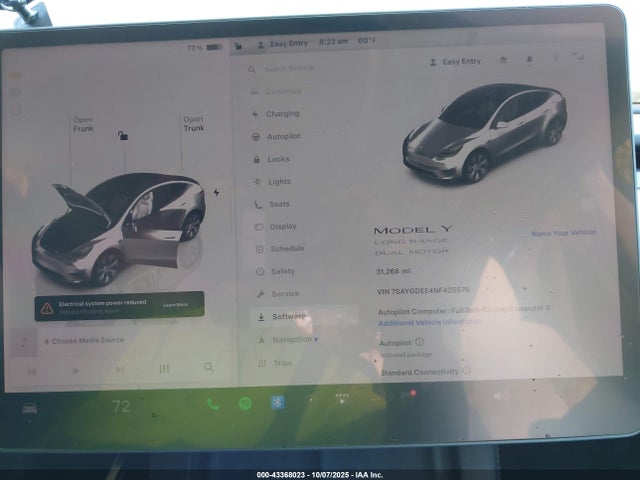 2022 TESLA MODEL Y 7SAYGDEE4NF425579 Photo 6