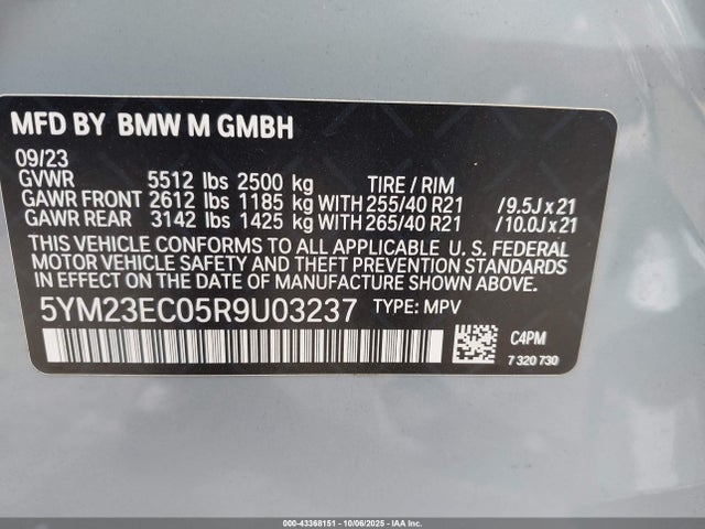 BMW X4 M 2024 5YM23EC05R9U03237 Image 9
