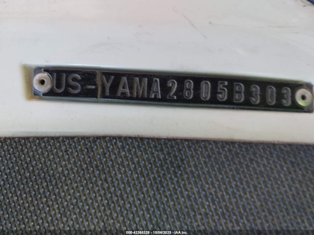 43368328 :رقم المزاد ، YAMA2805B303 vin ، 2003 Yamaha Waverunner Xlt1200 مزاد بيع