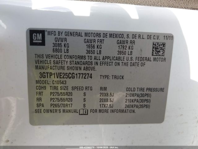 2012 GMC SIERRA 1500 3GTP1VE25CG177274 Photo 8