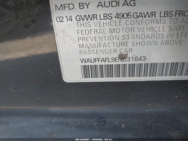 2014 AUDI A4 WAUFFAFL9EN031643 Photo 8