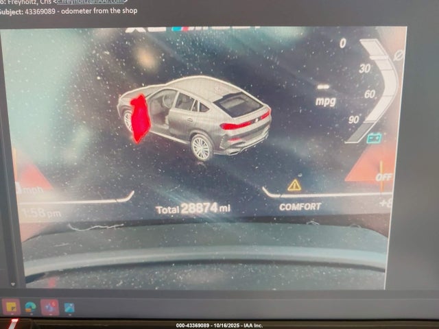 2023 BMW X6 5UXCY8C02P9R68203 Photo 6