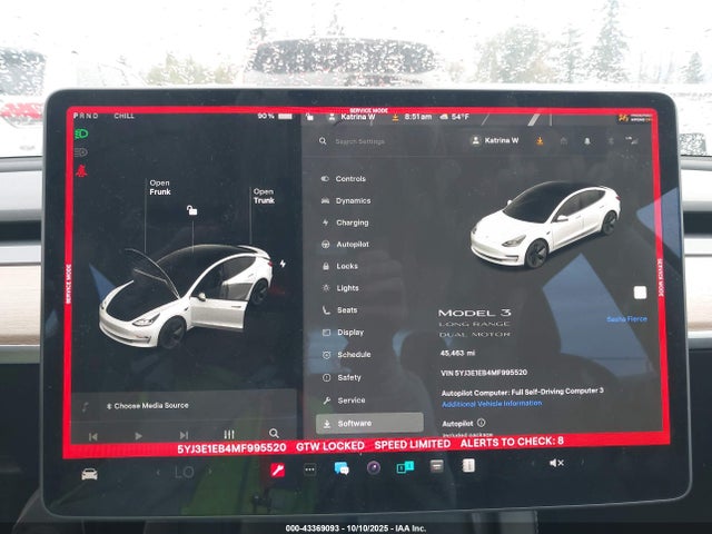 2021 TESLA MODEL 3 5YJ3E1EB4MF995520 Photo 6