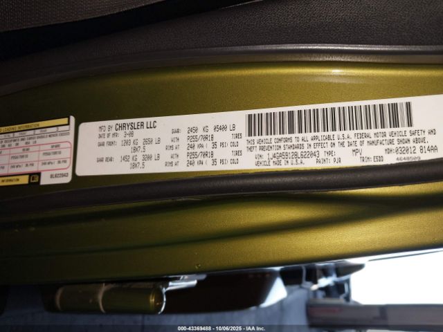 2008 JEEP WRANGLER 1J4GA59128L622043 Photo 8