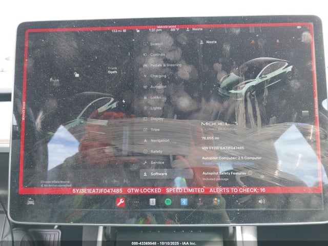 5YJ3E1EA7JF047485 Tesla Model 3 Long Range/mid Range