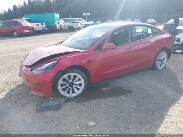 2022 TESLA MODEL 3 5YJ3E1EB9NF128082 Photo 1