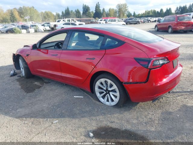 2022 TESLA MODEL 3 5YJ3E1EB9NF128082 Photo 2