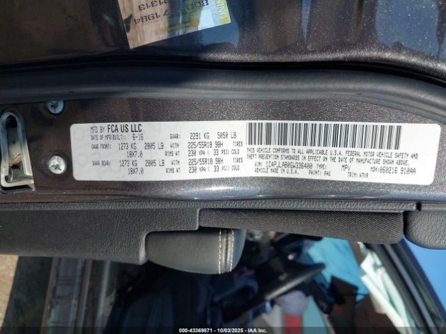 2016 JEEP CHEROKEE 1C4PJLAB0GW336400 Photo 8