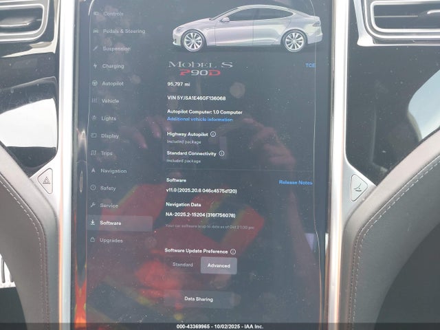 Tesla MODEL S 2016 5YJSA1E46GF136068 Image 18