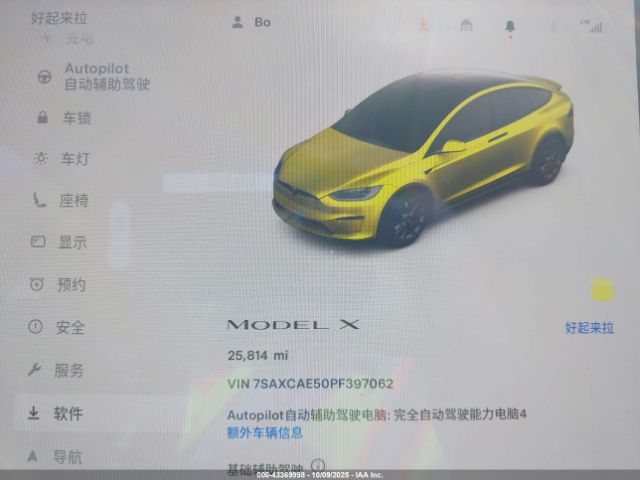 2023 TESLA MODEL X 7SAXCAE50PF397062 Photo 6