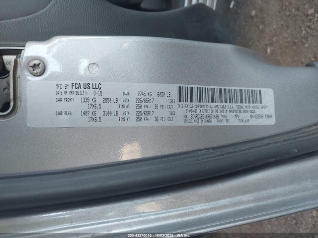 2C4RDGEG1KR671406 Dodge Grand Caravan