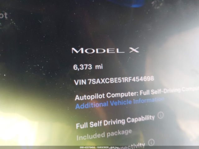 2024 TESLA MODEL X 7SAXCBE51RF454698 Photo 6