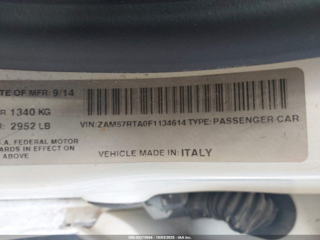 2015 MASERATI GHIBLI ZAM57RTA0F1134614 Photo 8