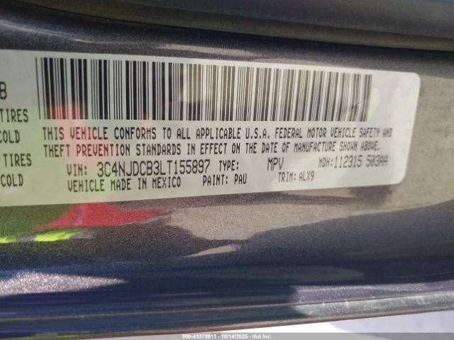 2020 JEEP COMPASS 3C4NJDCB3LT155897 Photo 8