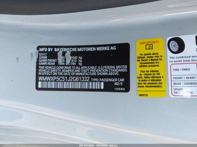 2018 MINI HARDTOP WMWXP5C51J2G61332 Photo 8