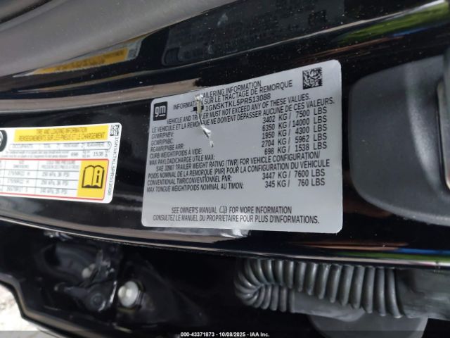 2023 CHEVROLET TAHOE 1GNSKTKL5PR513088 Photo 8